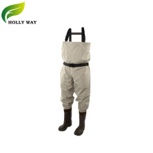 Simplest  Chest Wader with pvc boots